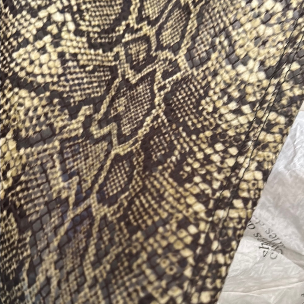 Snakeskin Patterned Boots - image 6